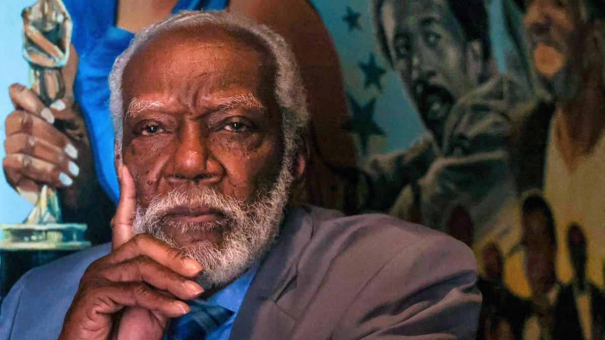 Marshall L. Davis at the Marshall L. Davis African Heritage Cultural Arts Center, which was named after him in tribute to his four decades of service to the center.