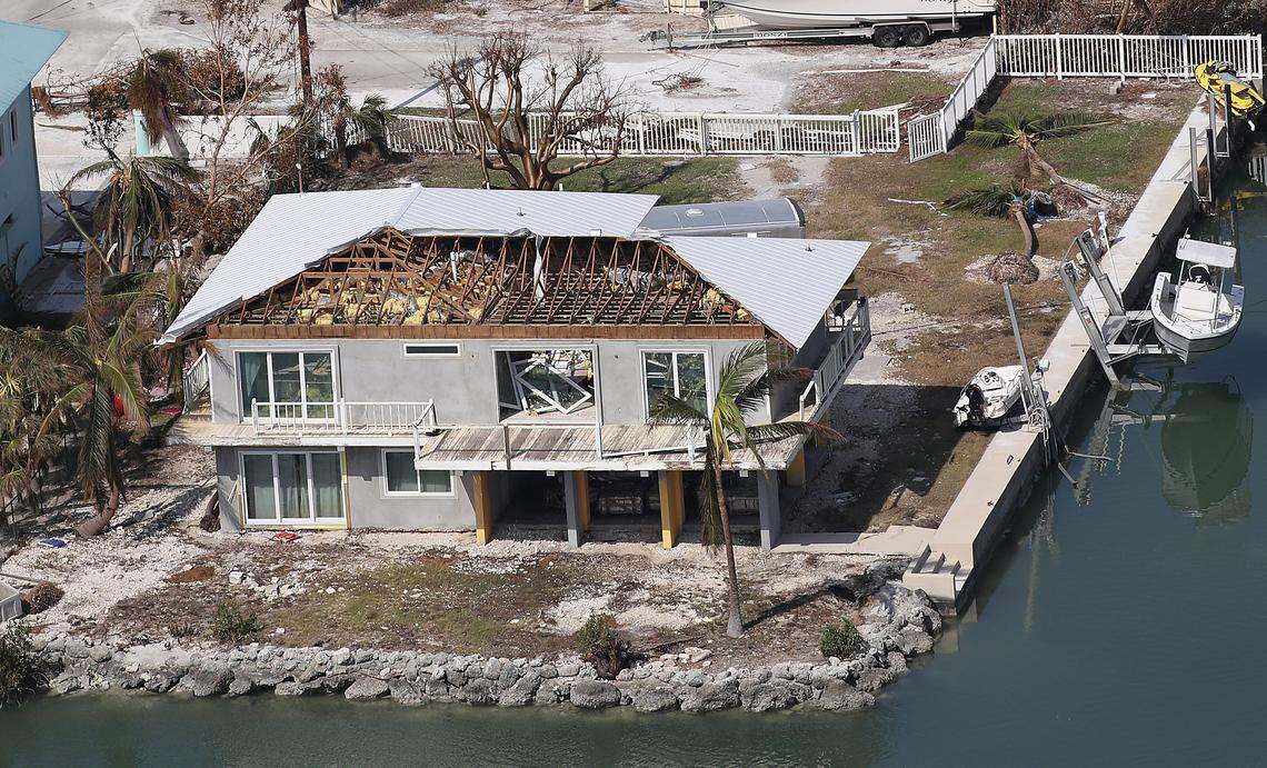 Hurricane Irma ravaged Cudjoe Key, including this home, on Sept. 13, 2017. Despite local debris removal arrangements already in place, Gov. Rick Scott awarded emergency contracts to two companies.