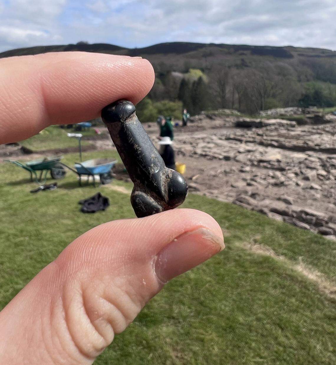 The penis is small but finely carved, suggesting it was made by an artisan familiar with working with jet, archaeologists said.
