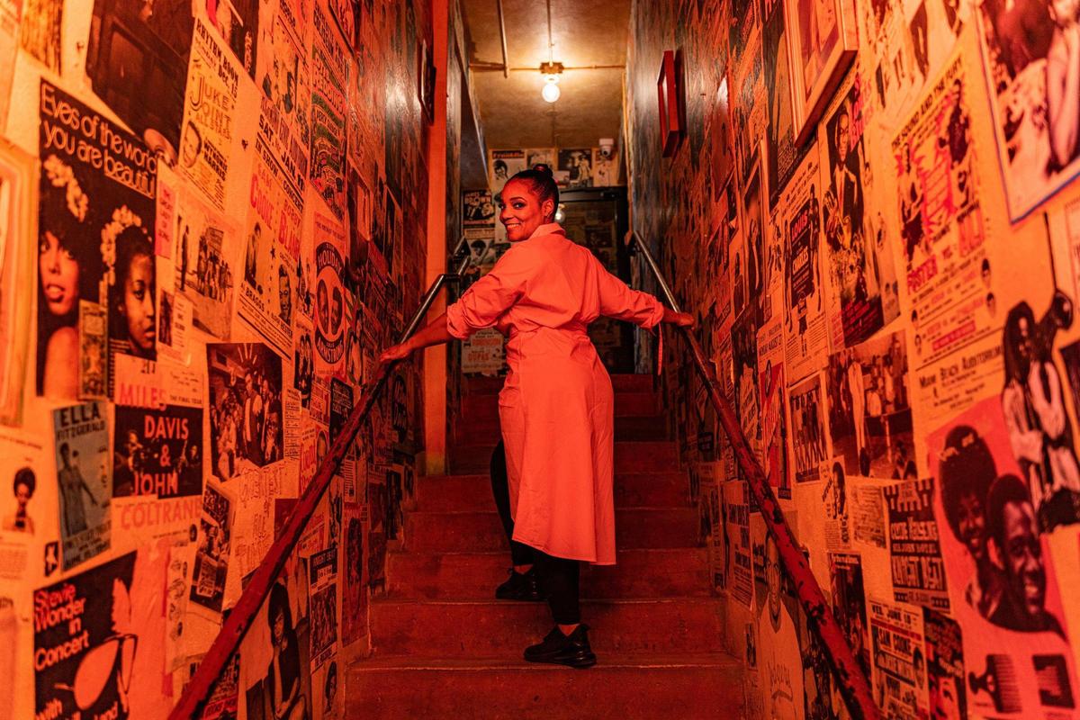 Chef at Large Amaris Jones poses for a portrait at Red Rooster Overtown in Miami, Florida on Sunday, December 11, 2022.