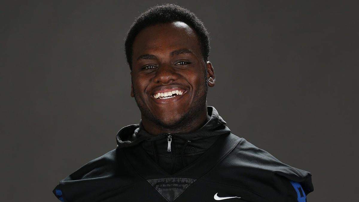 Jonathan Denis of South Dade, photographed on Monday, January 14, 2019, is on the ALL-DADE (6A-8A) FOOTBALL team.