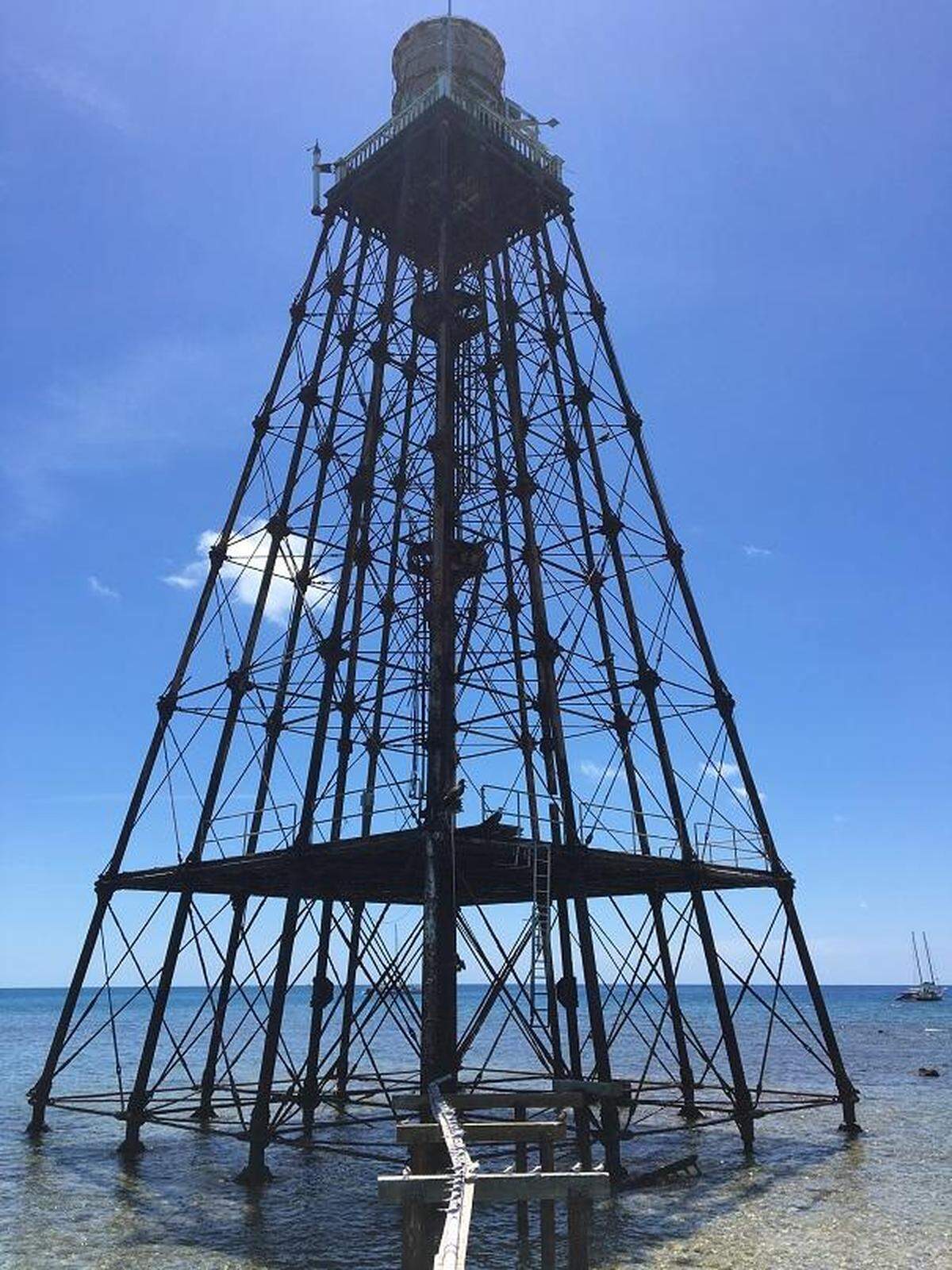 Sand Key Lighthouse is located near Key West.