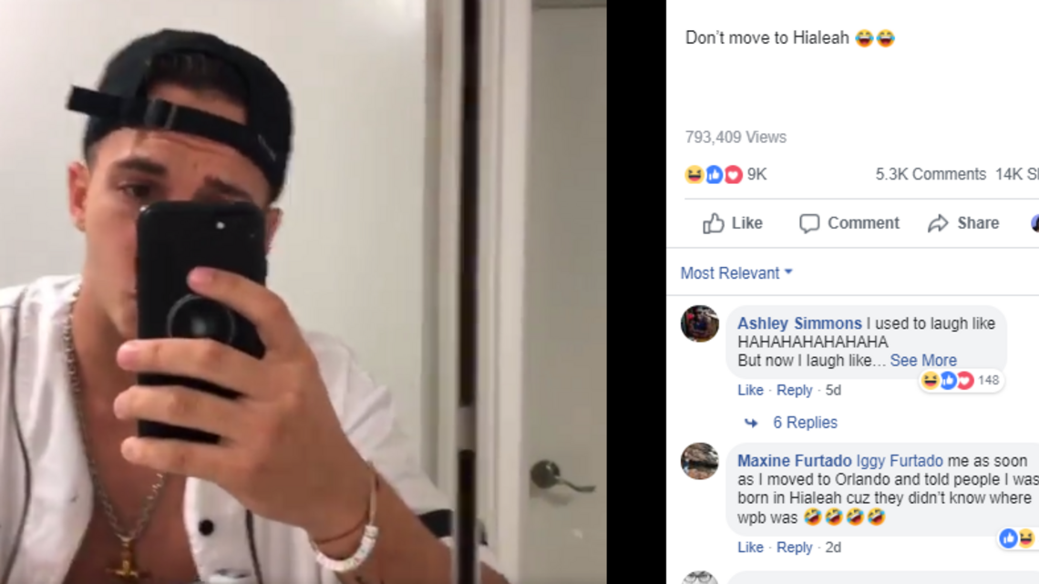 Watch what happens to this guy’s voice after four weeks in Hialeah