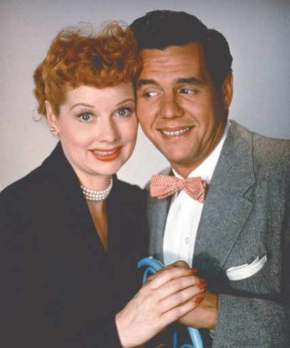 Lucille Ball and Desi Arnaz in a publicity photo. Their children Lucie Arnaz and Desi Arnaz Jr. paid homage to their parents’ classic comedy series with “I Love Lucy’s 50th Anniversary Special,” on Nov. 11, 2001 on CBS.