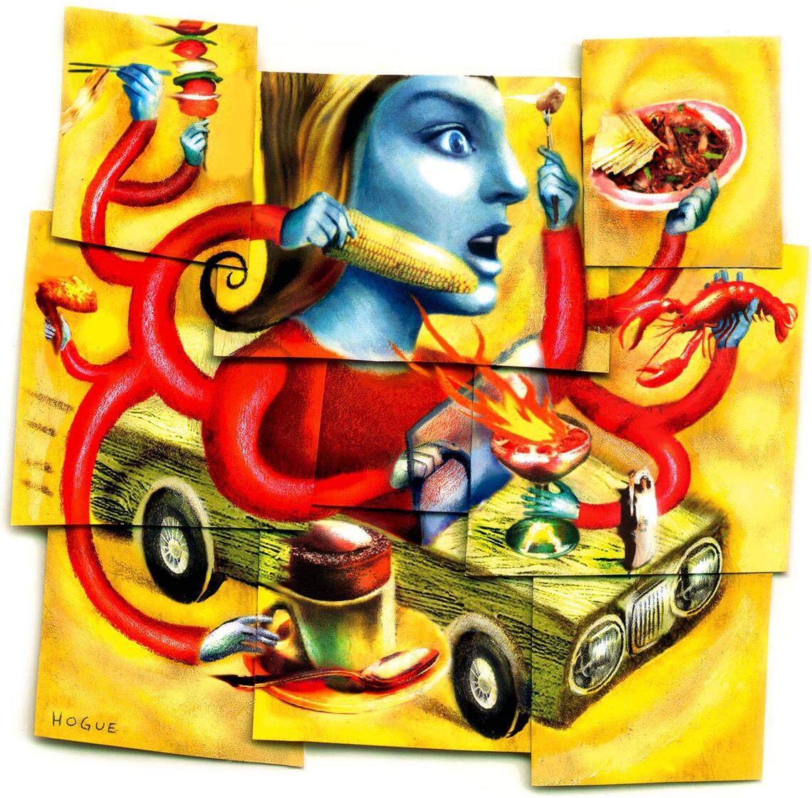 What to know about eating and driving.