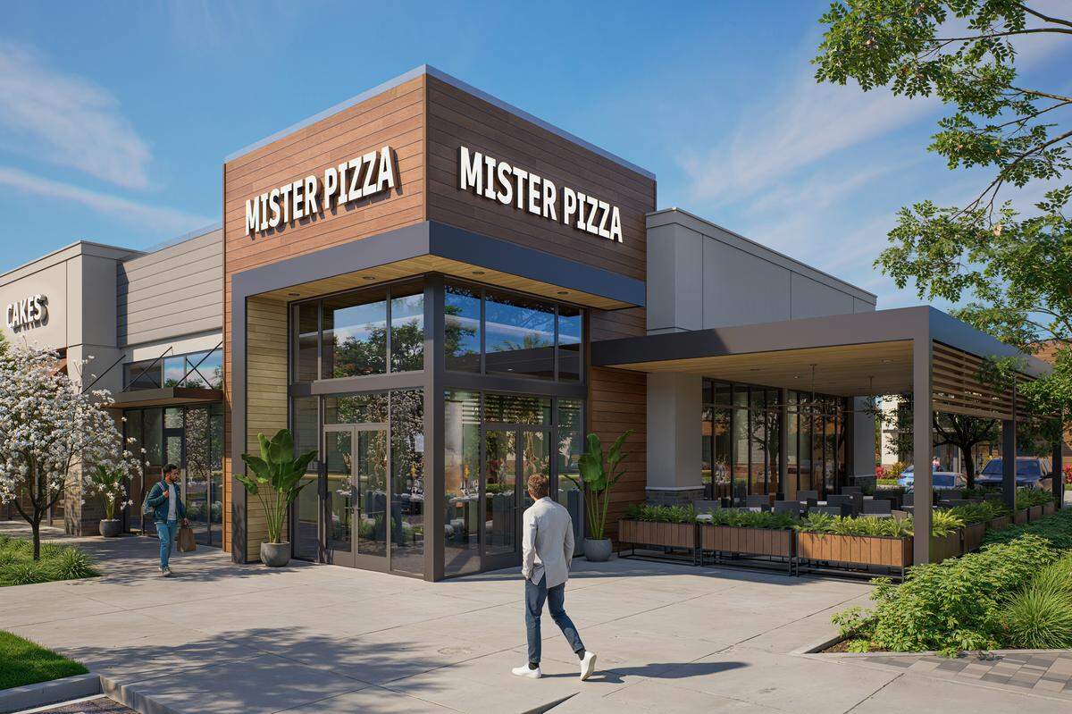 A rendering of The Shops at Kendall Town Center shows a proposed design for a store.