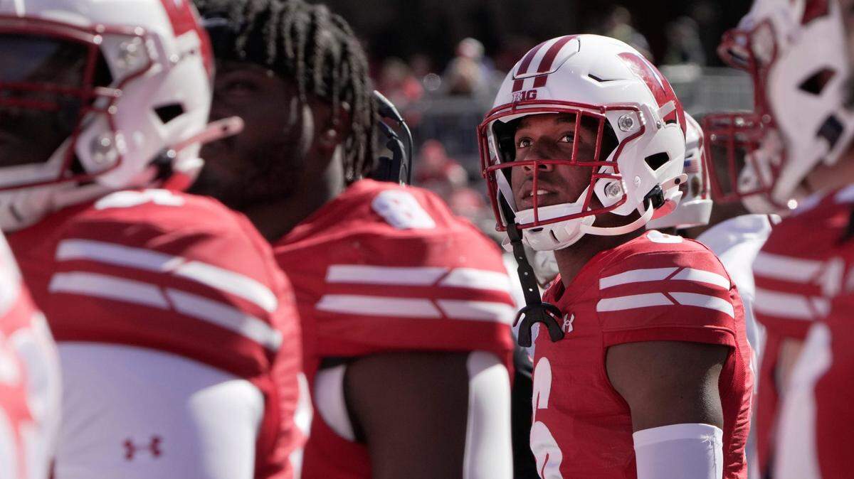 Wisconsin cornerback Xavier Lucas (6) is shown during the first quarter of their game against South Dakota Saturday, September 7 , 2024 at Camp Randall Stadium in Madison, Wisconsin.