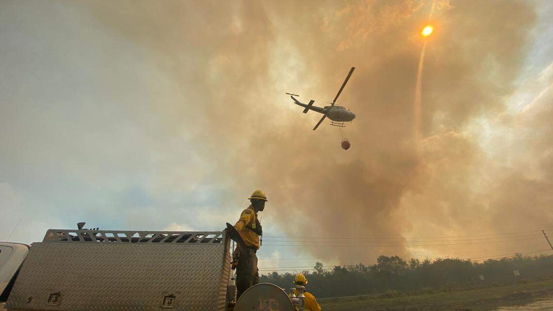 A headache for humans, stubborn fire is actually good for Everglades wetlands