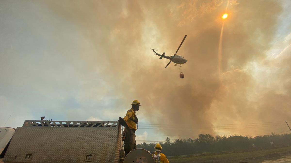 A headache for humans, stubborn fire is actually good for Everglades wetlands