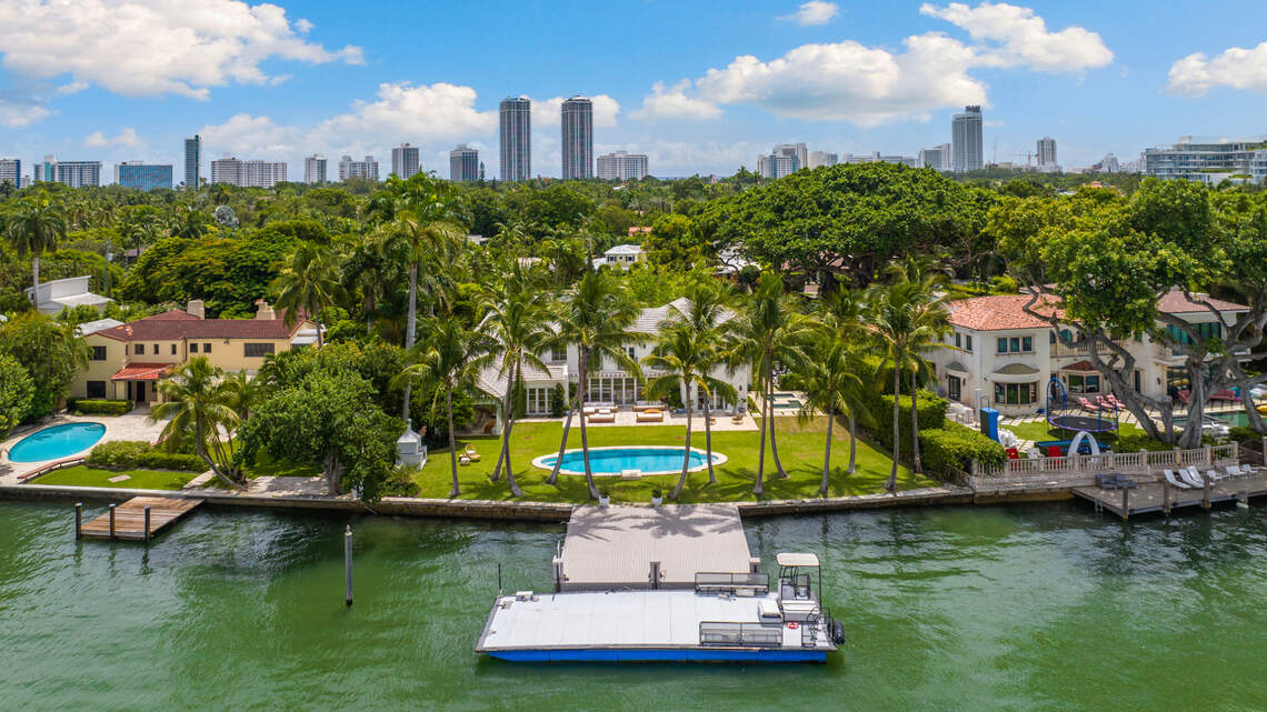 Tory Burch co-founder asking $49M for bayfront Miami Beach mansion. Take a look