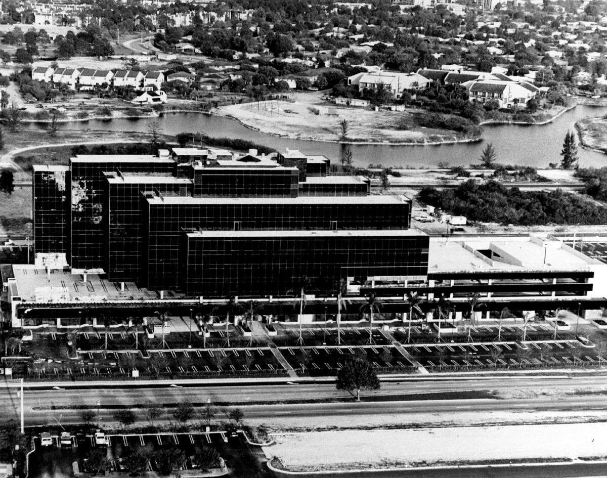 Coral Springs’ Sunrise Towers in 1985.