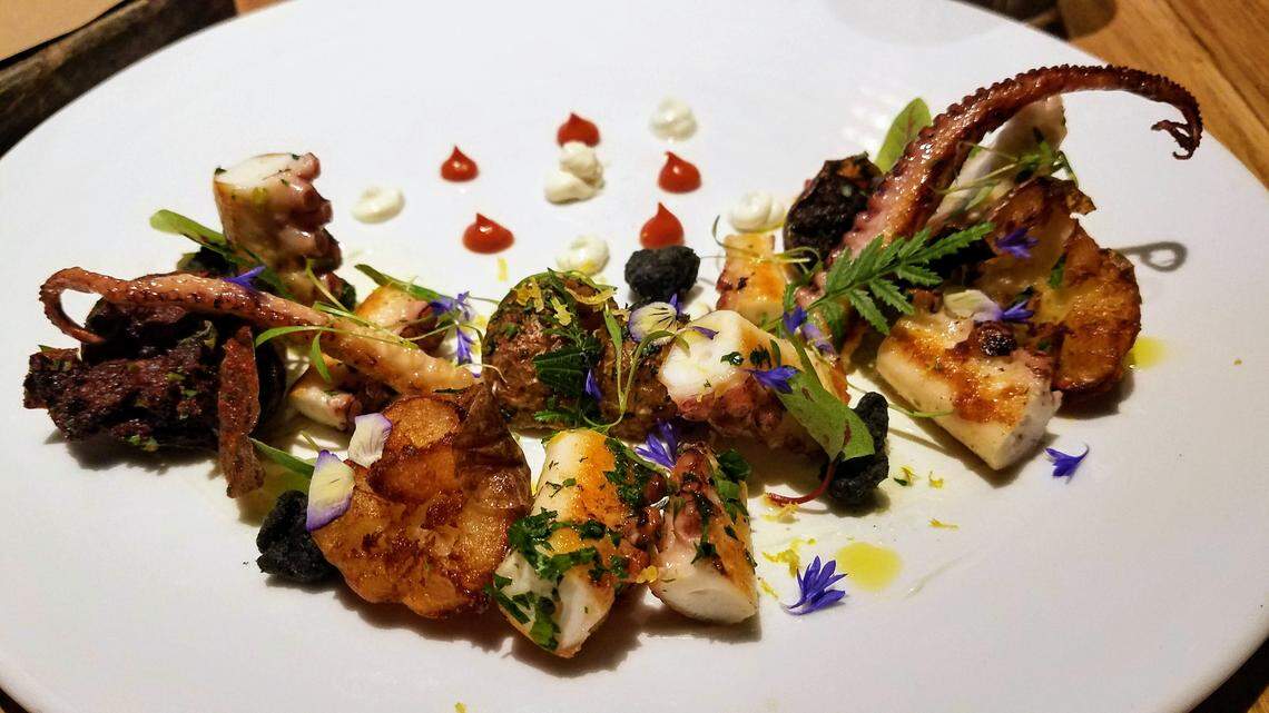 Spanish octopus at Habitat.