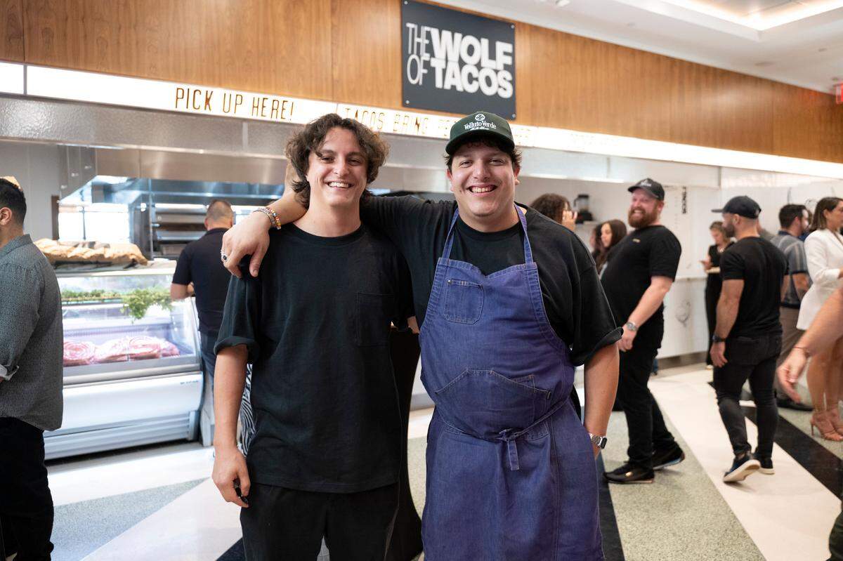 Pablo Reyes and Eduardo Lara of The Wolf of Tacos at Central Fare.