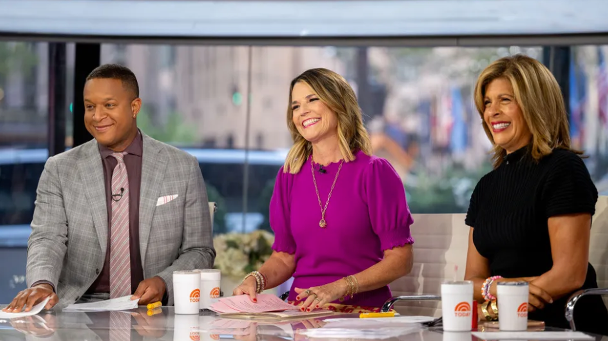 Craig Melvin, Savannah Guthrie and Hoda Kotb