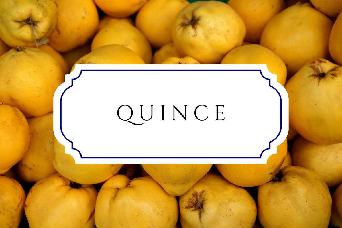 botanical baby names quince