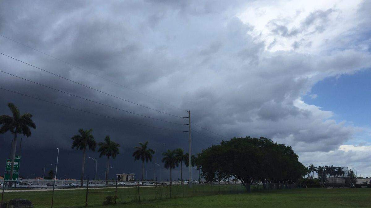 Heavy storms moved through west Miami-Dade July 22, 2019.