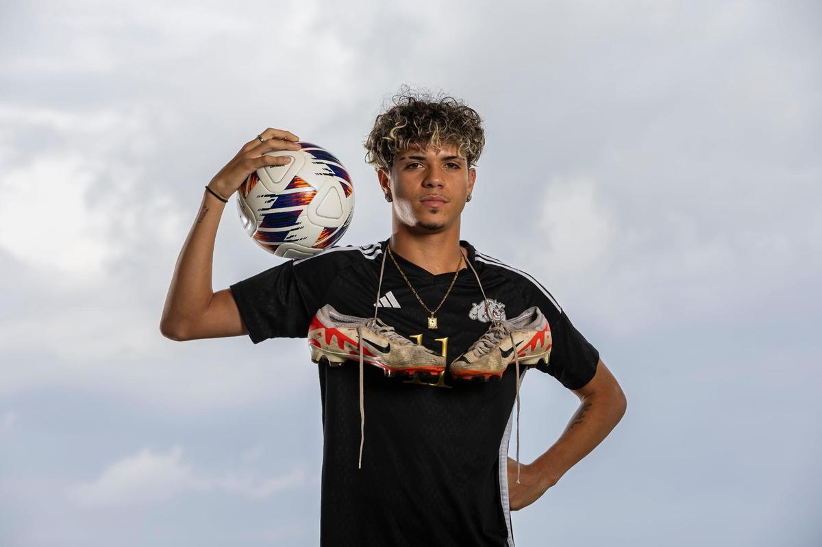 Lucas Costa, Soccer, South Broward High School. All-Broward players photographed at Brian Piccolo Sports Park on Wednesday, March 6, 2024, in Cooper City, Fla.