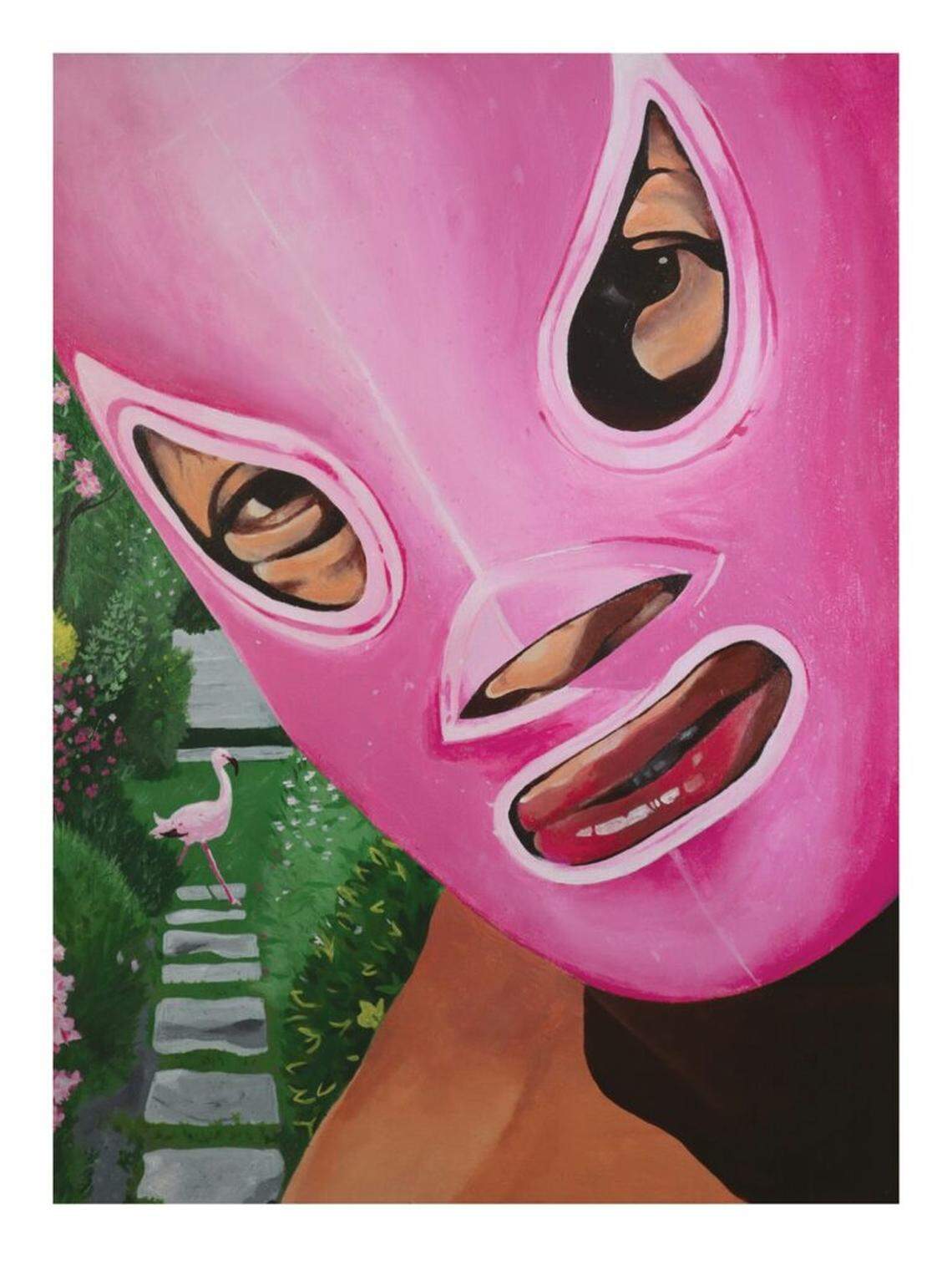 Lee Moriarty’s “Summer Garden Selfie,” 2024.