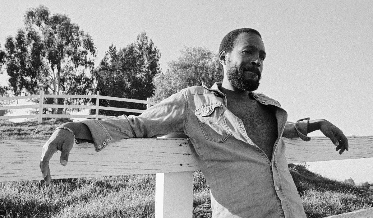 Marvin Gaye at home in Topanga Canyon, Los Angeles, 1978.