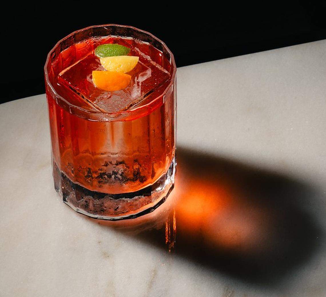 One of the cocktails at ViceVersa at the Four Seasons Hotel and Residences in Fort Lauderdale.