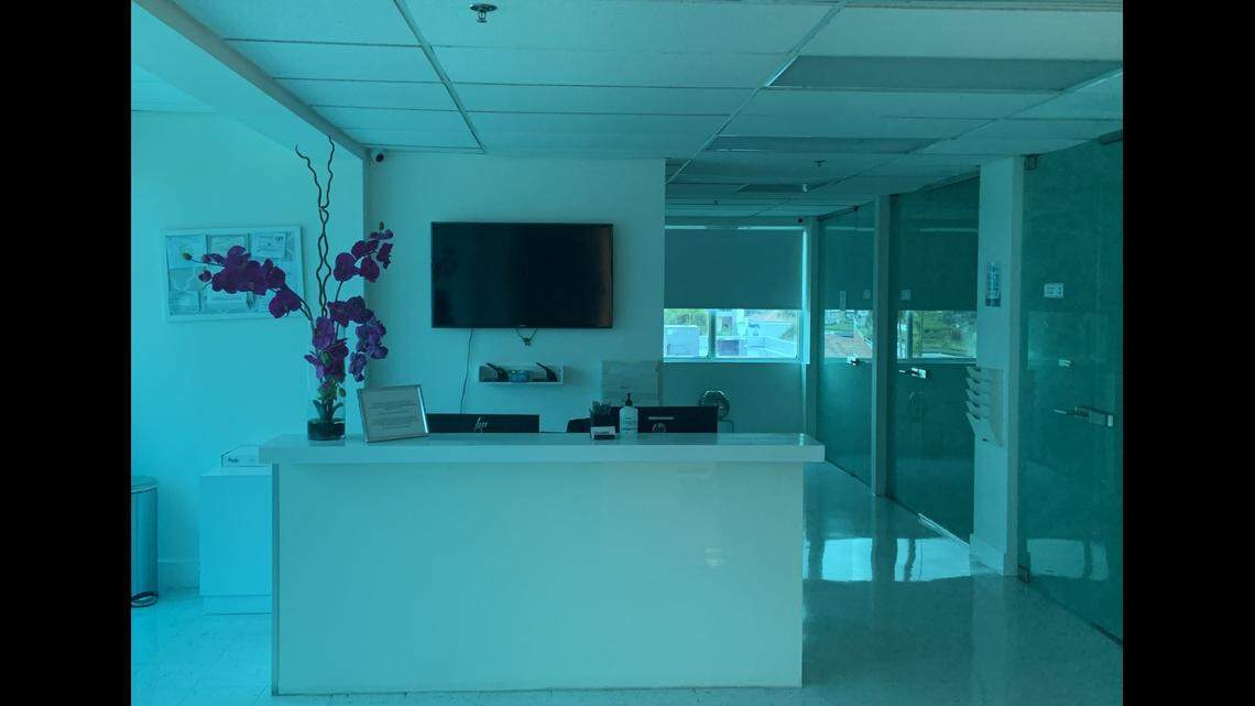 The pre-operations area at 8400 SW Eighth St., the address of New Life Plastic Surgery and the purported address of Dr. Julio Clavijo-Alvarez’s Gaia Plastic Surgery.