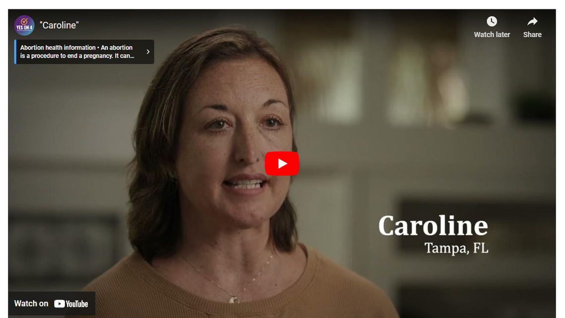 Screen grab from the website for Floridians Protecting Freedom