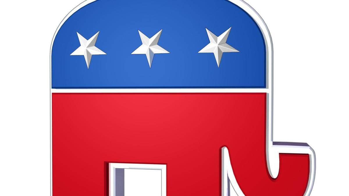 300 dpi 3 col x 4 in / 136x102mm / 1610 x 1207 pixels Elephant logo for the Republican Party.