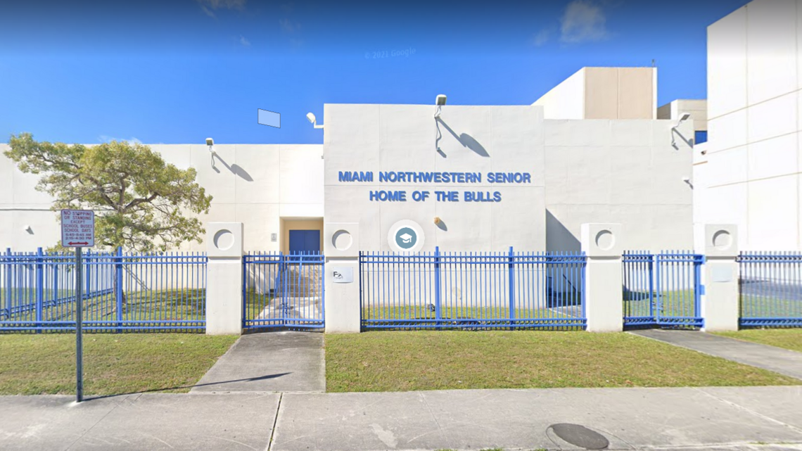A student grazed by a bullet outside of Miami Northwestern Senior High, police say