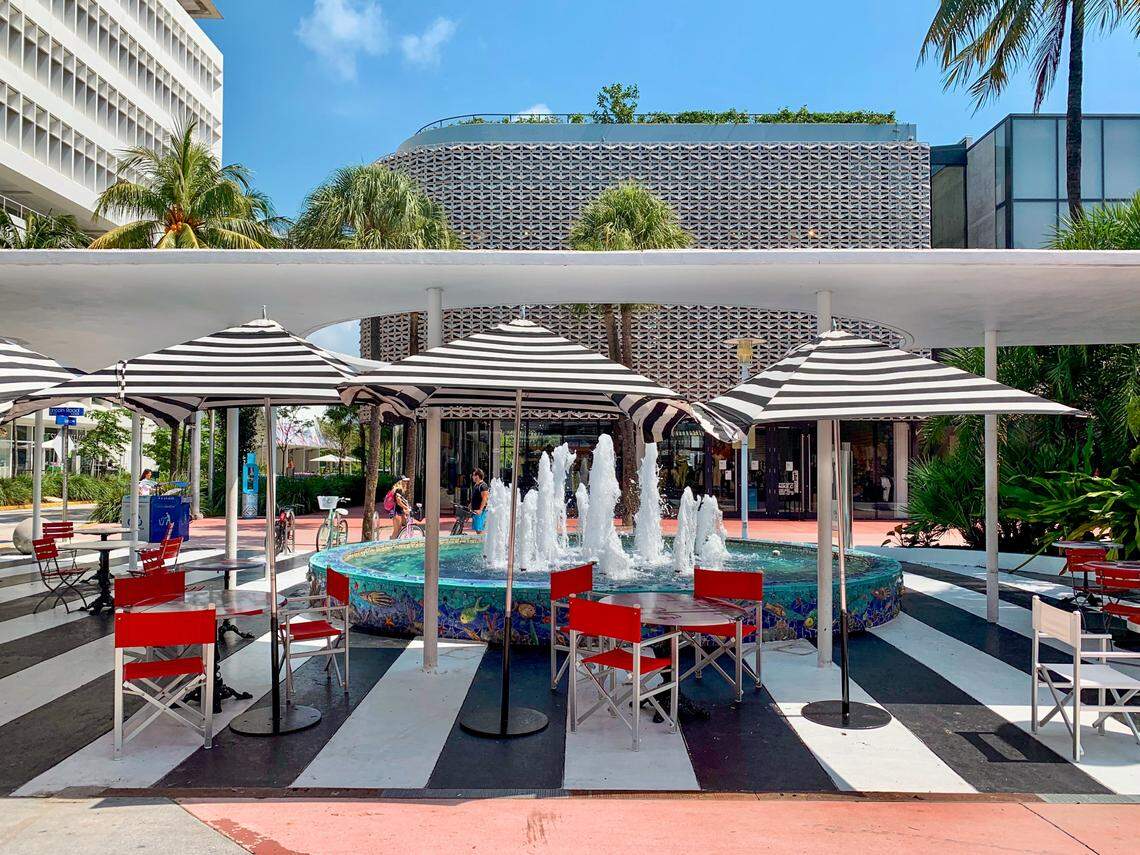 Lincoln Road Mall on Miami Beach.