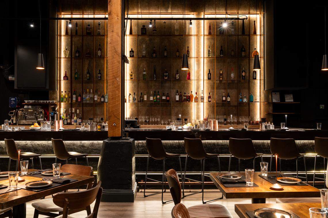 The bar at Francesco Martucci in Wynwood.