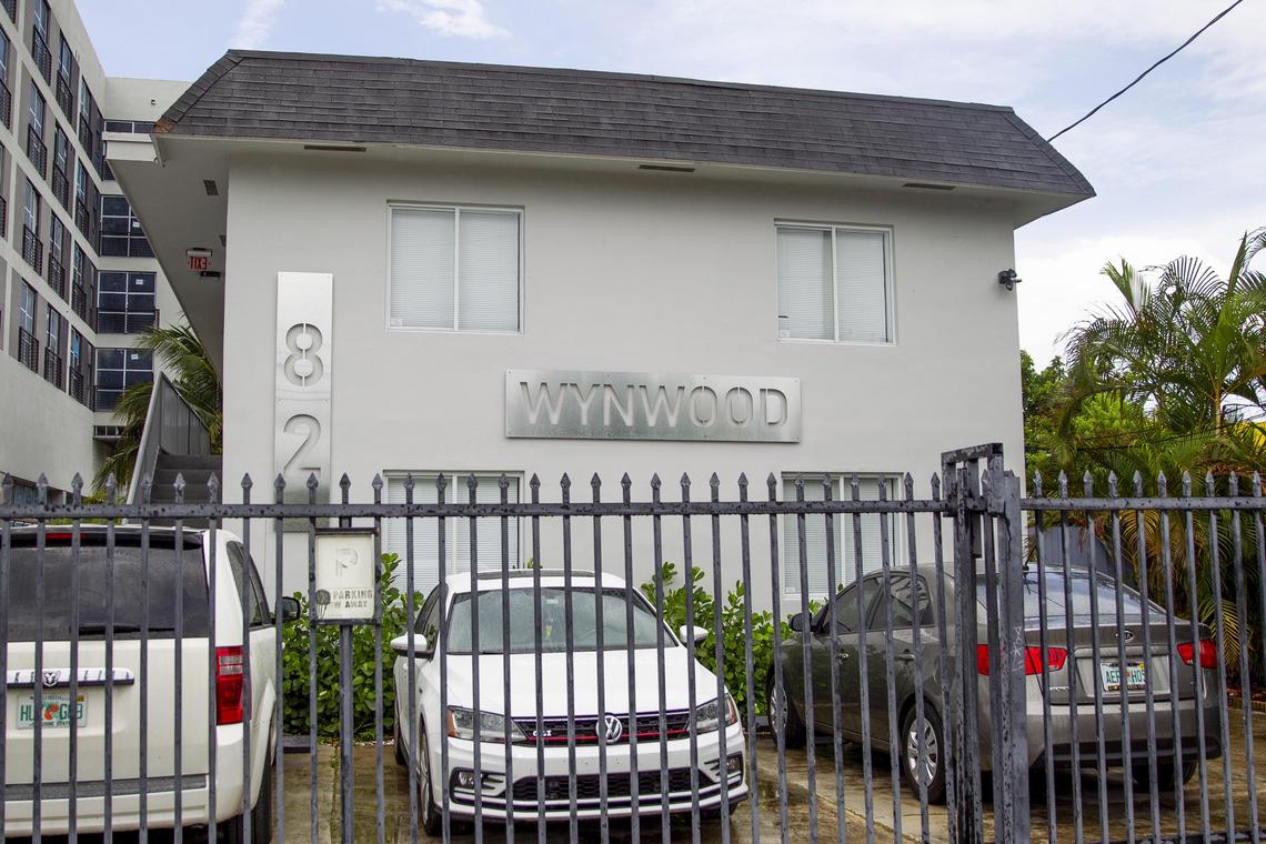 All four units in this Wynwood apartment building launched on Airbnb in February for around $150 per night and already have dozens of positive reviews. Locals in 60 percent of the long-term rental units in the neighborhood are spending more than 35 percent of their income on rent.