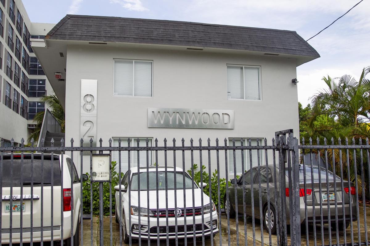 All four units in this Wynwood apartment building launched on Airbnb in February for around $150 per night and already have dozens of positive reviews. Locals in 60 percent of the long-term rental units in the neighborhood are spending more than 35 percent of their income on rent.