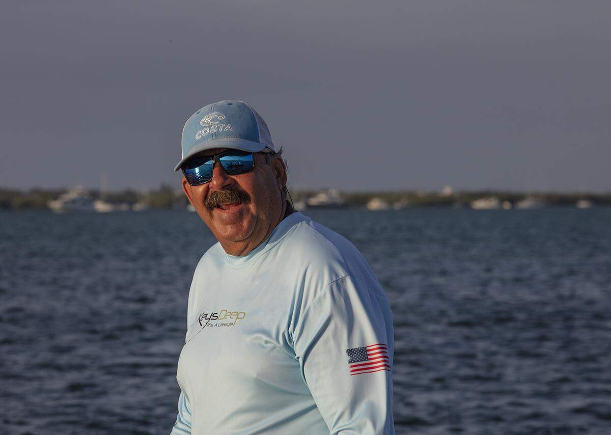 Islamorada, Florida: Florida Keys fishing captain Tim Klein.