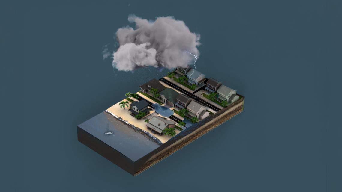 From the sky, the ground, the sea. The three ways South Florida gets flooded