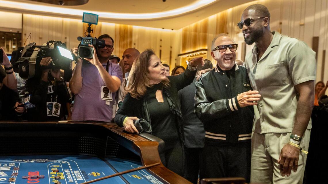 DWade, Estefans, star rappers launch sports betting, table games at Hard Rock Casino