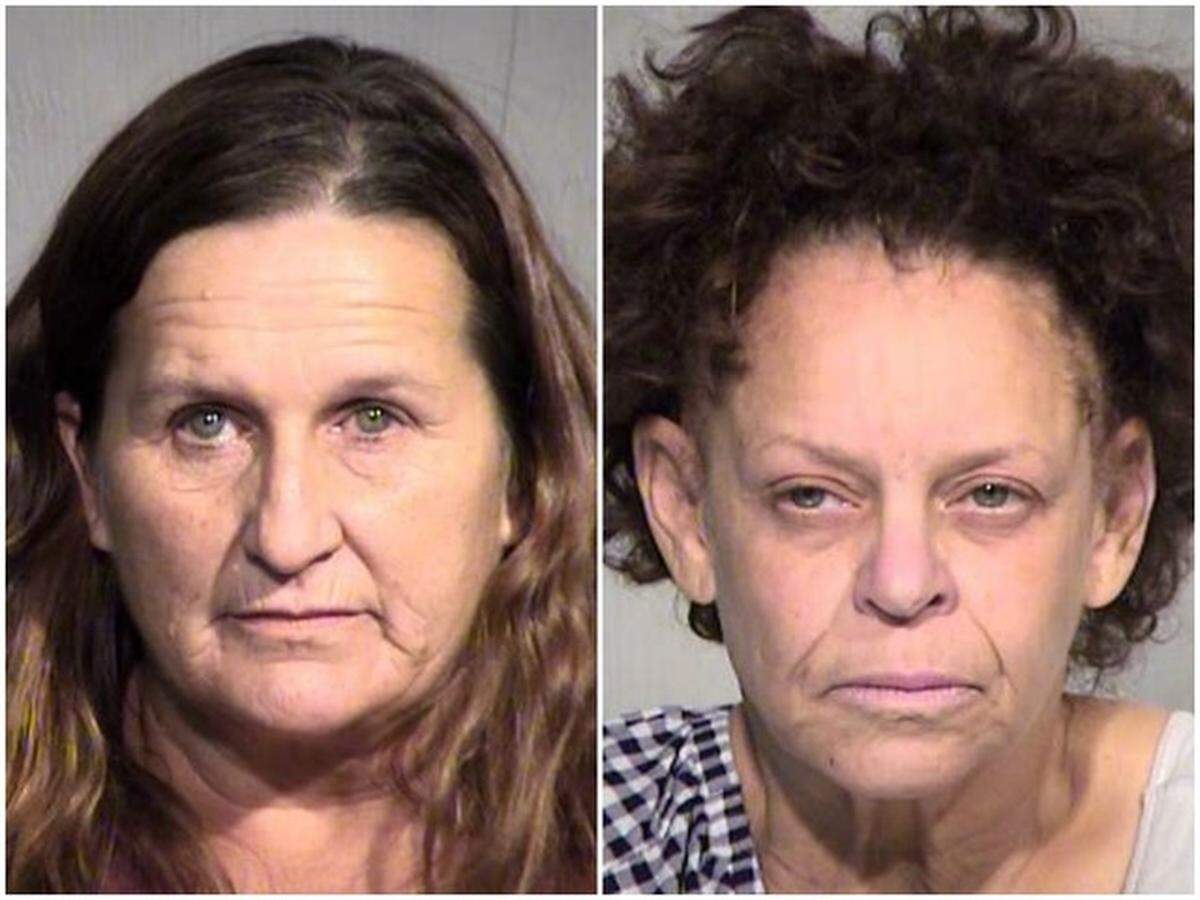 Tracy McMillan, left, and Barbara Deloras Valenzuela, right