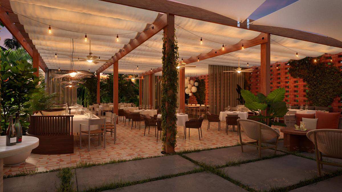 A rendering of Fooq’s, due to open in Miami’s Little River neighborhood in early 2026.