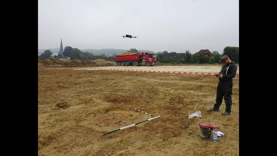 Experts said they discovered a sprawling Iron Age burial site in western Germany.