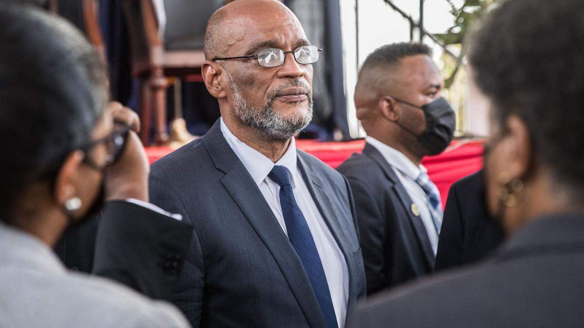 Prime Minister Ariel Henry was sworn in as Haiti’s new leader during a ceremony in Port-au-Prince, Haiti, on July 20, 2021.