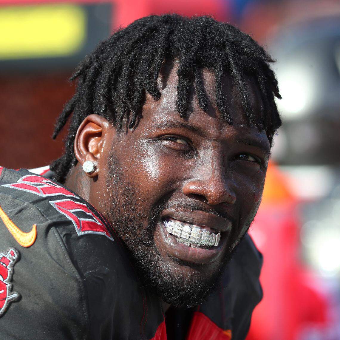 Dec 29, 2019; Tampa, Florida, USA; Tampa Bay Buccaneers linebacker Jason Pierre-Paul (90) at Raymond James Stadium. Mandatory Credit: Kim Klement-USA TODAY Sports