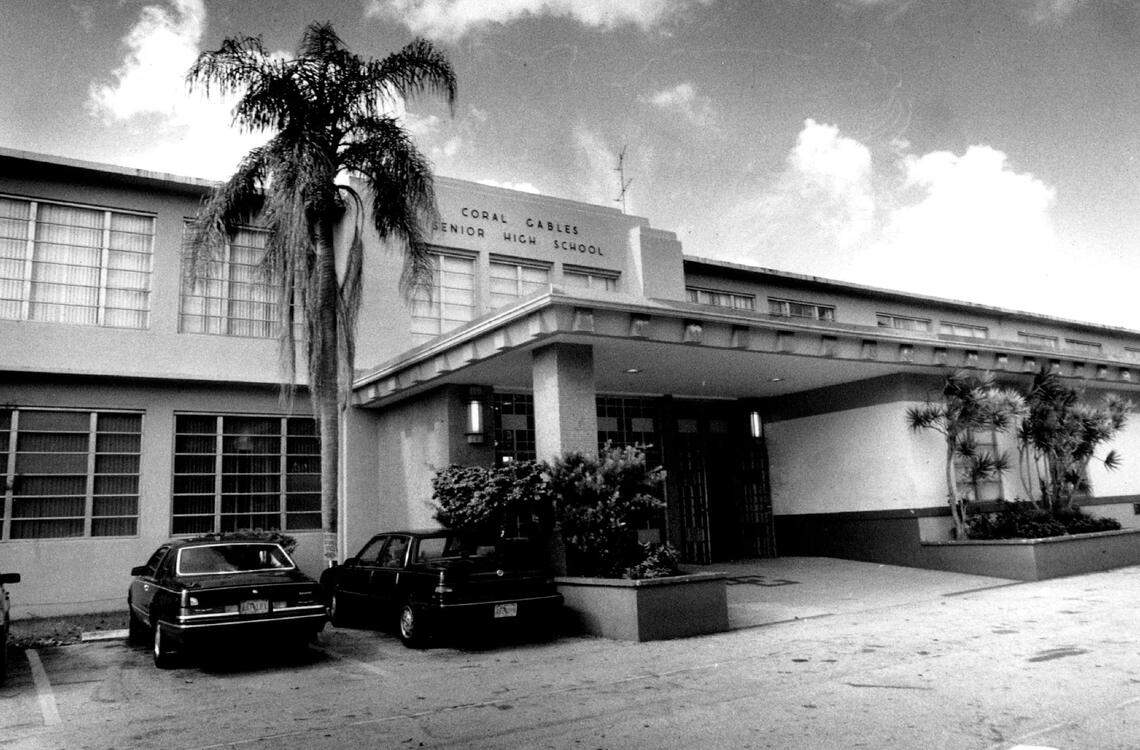 Coral Gables High School in 1990.