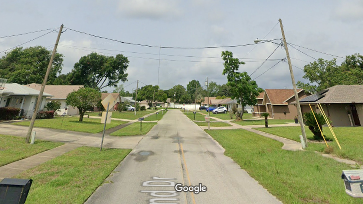 A 2-year-old Florida girl died after being left for hours in a hot car outside a home in Orange City, the Volusia Sheriff’s Office says.