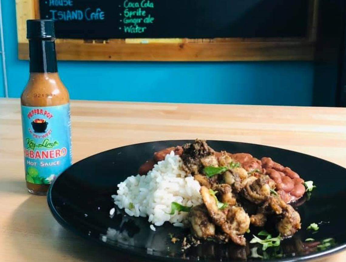 The Pepper Pot Cafe in Key West features their own sauces.