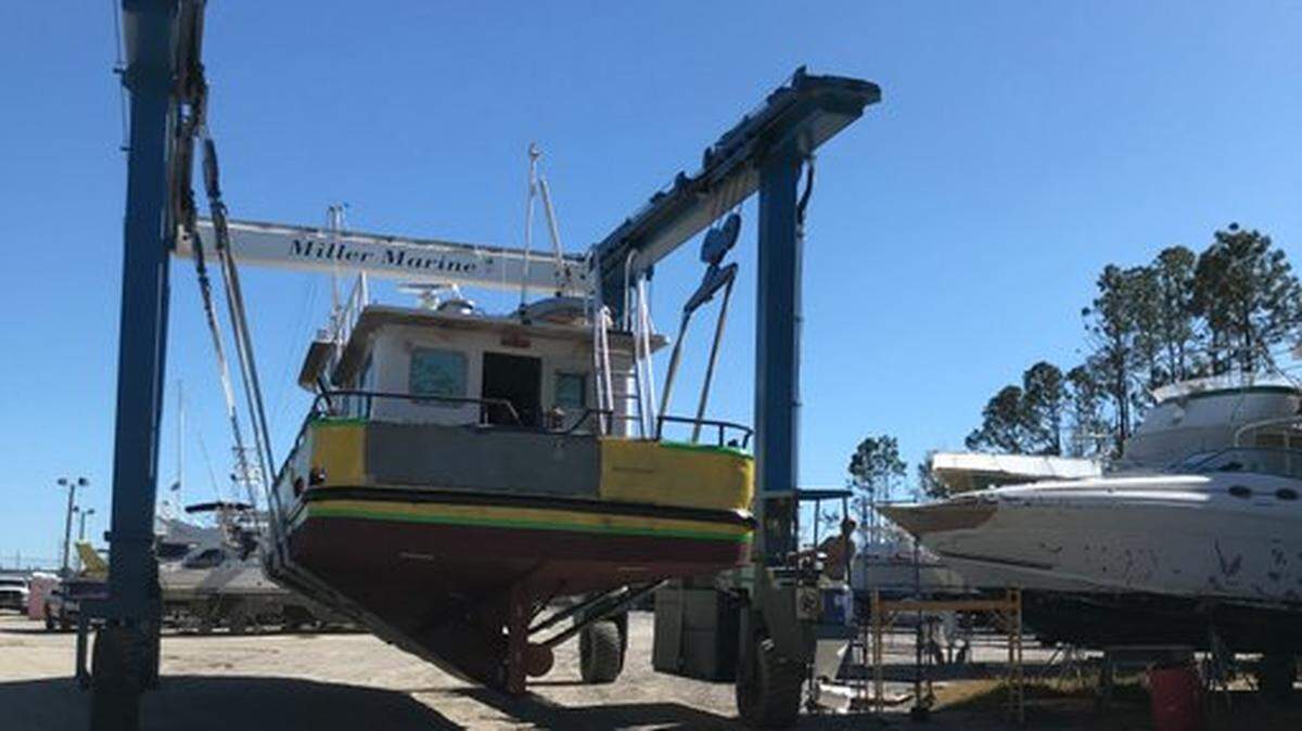 Gerald Cook and Peter Cook’s 52-foot boat for which the Coast Guard and other agencies searched for a week.