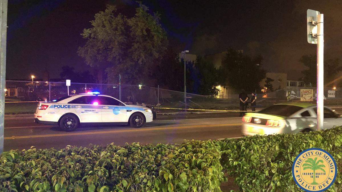 A single-car crash a Henry M. Flagler Elementary School playground early Friday morning left one person dead.