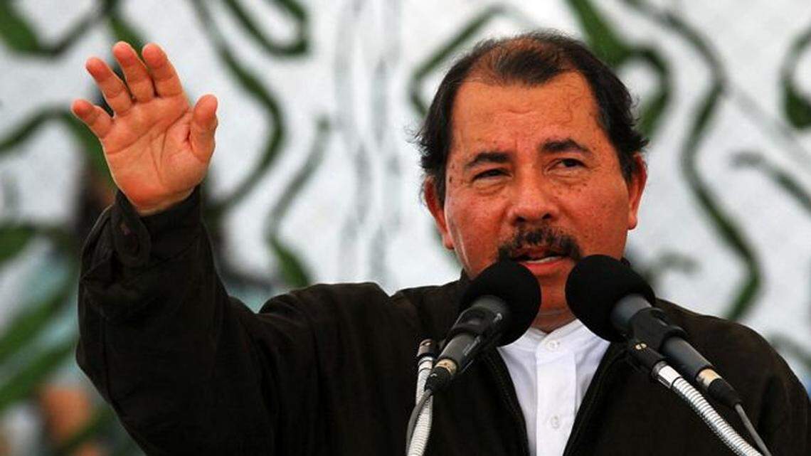 The United States imposed sanctions on President Daniel Ortega’s top officials, including his wife, who is vice president.