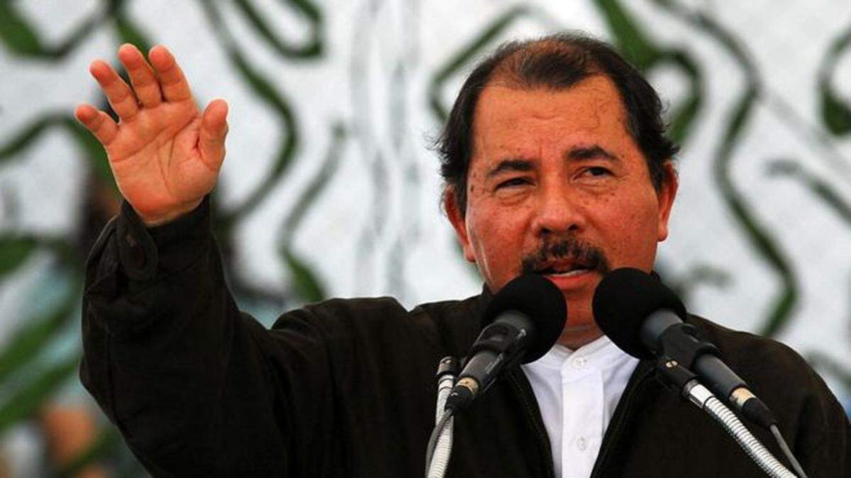 The United States imposed sanctions on President Daniel Ortega’s top officials, including his wife, who is vice president.