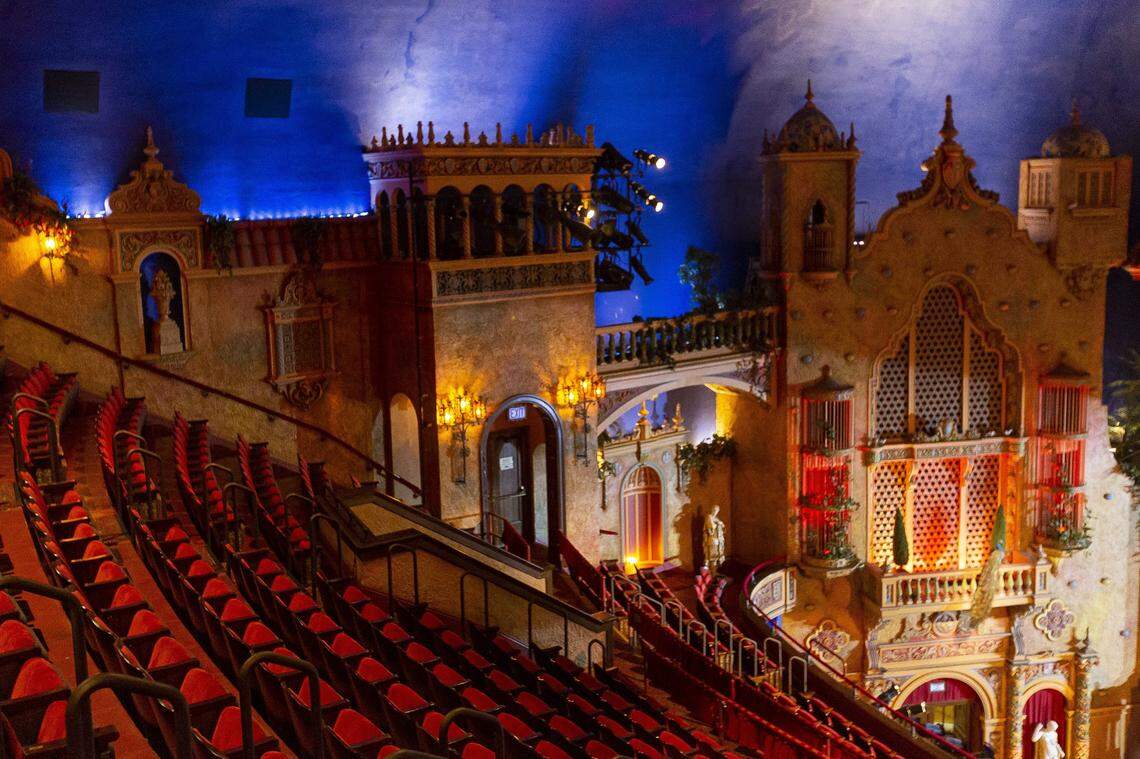 An inside view of the Olympia Theater in downtown Miami on Monday, July 8, 2019. Recent proposals to restore the theater have been presented at the City of Miami, which owns the property.