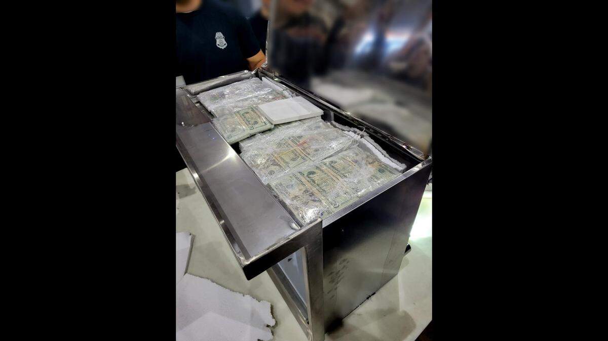 U.S. Customs says this is $1 million found inside a Ford cargo truck on Monday.