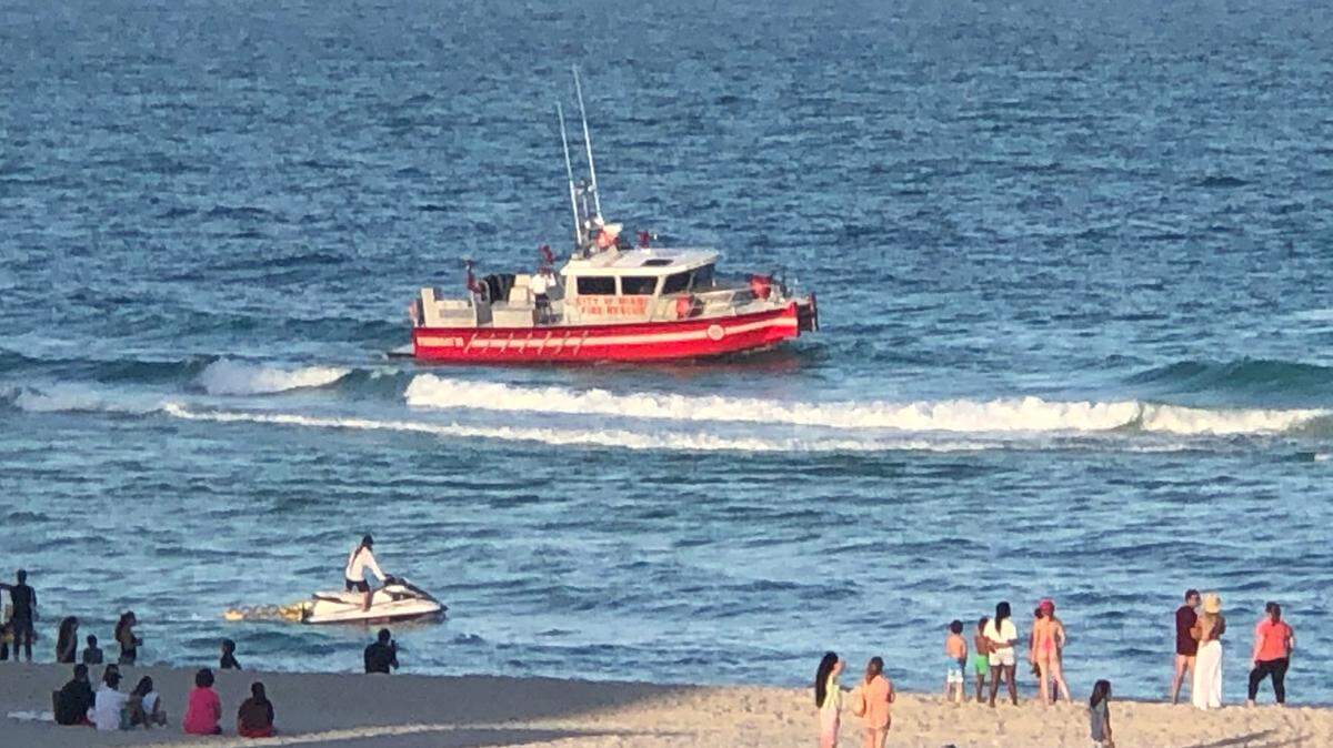 A 50-year-old man went missing while swimming off Miami Beach Wednesday afternoon. Coast Guard and other rescue crews have been searching for him.